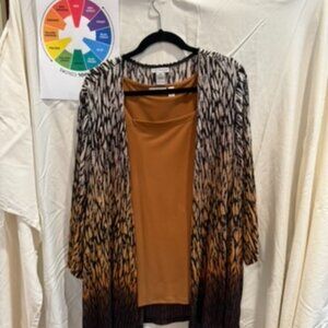 Catherine's Jacket w/Susan Graver Tank, 2X